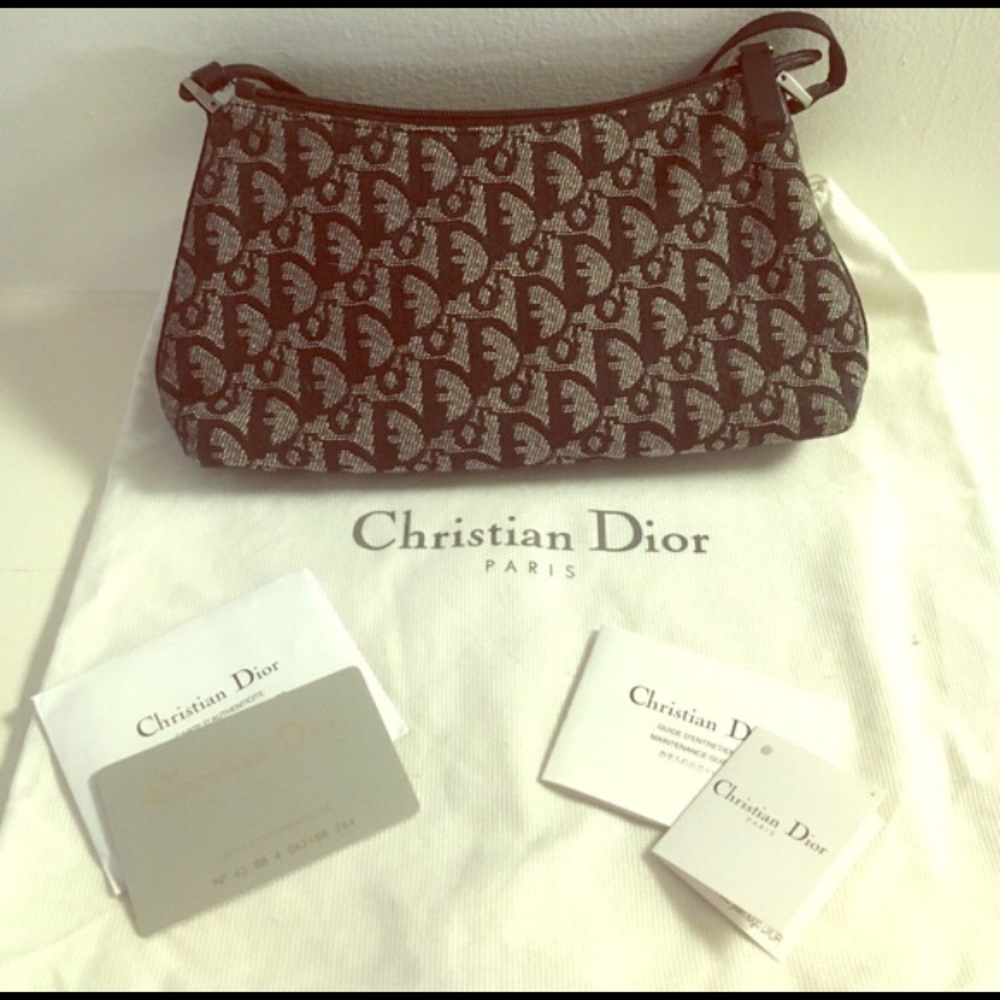 Christian Dior small messenger canvas bag